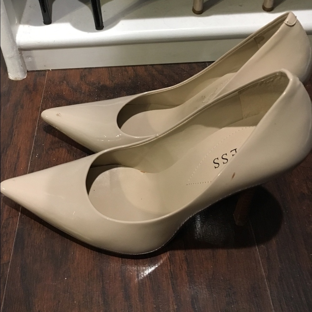 Nude heels by Guess